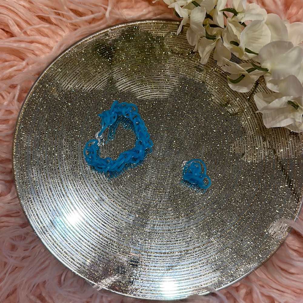 A handmade bracelet with a ring. For all ages and genders